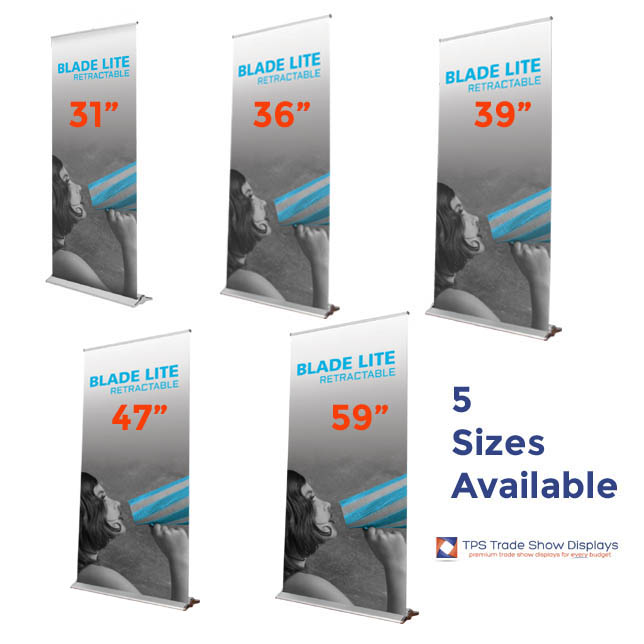 Blade Lite Premium Retractable Banner Stand | Pull Up Banner