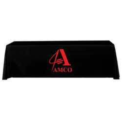 table cover with one color imprint logo
