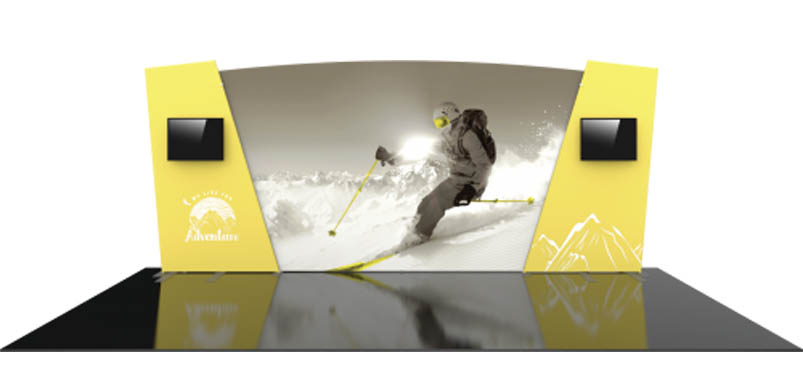 formulate designer series 20' tension fabric display kit 06 front alt