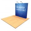 8' tension fabric pop up display