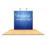 8' tension fabric pop up display front