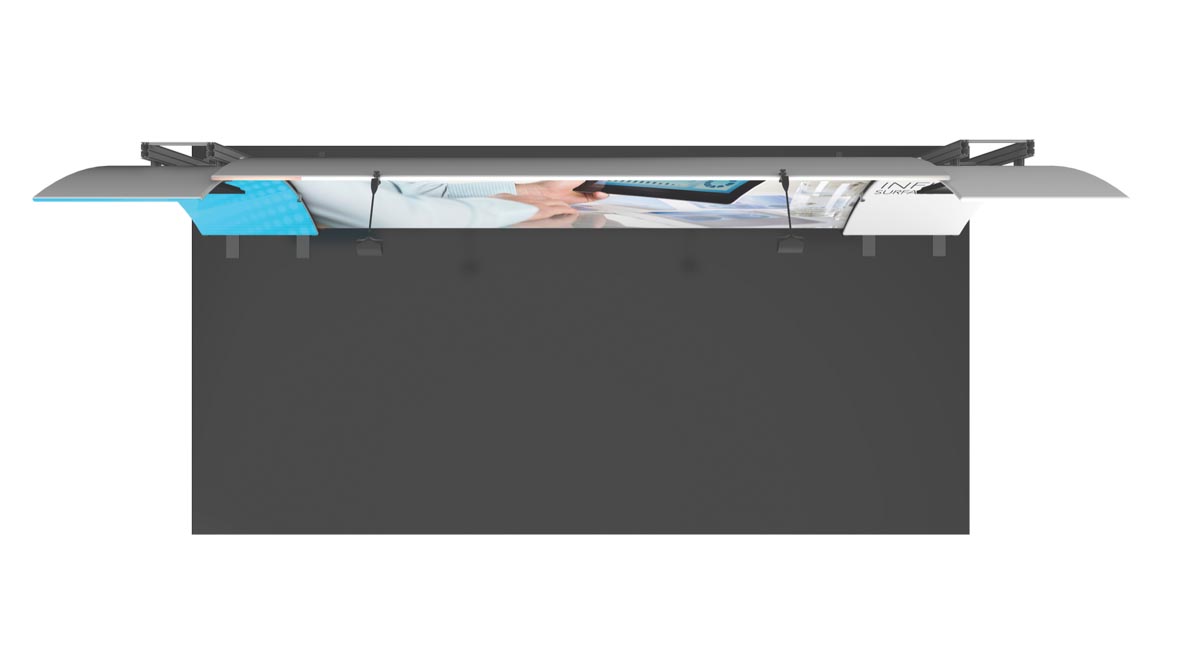 formulate designer series 20' tension fabric display kit 12 top