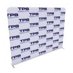 10ft tension fabric step and repeat media backdrop