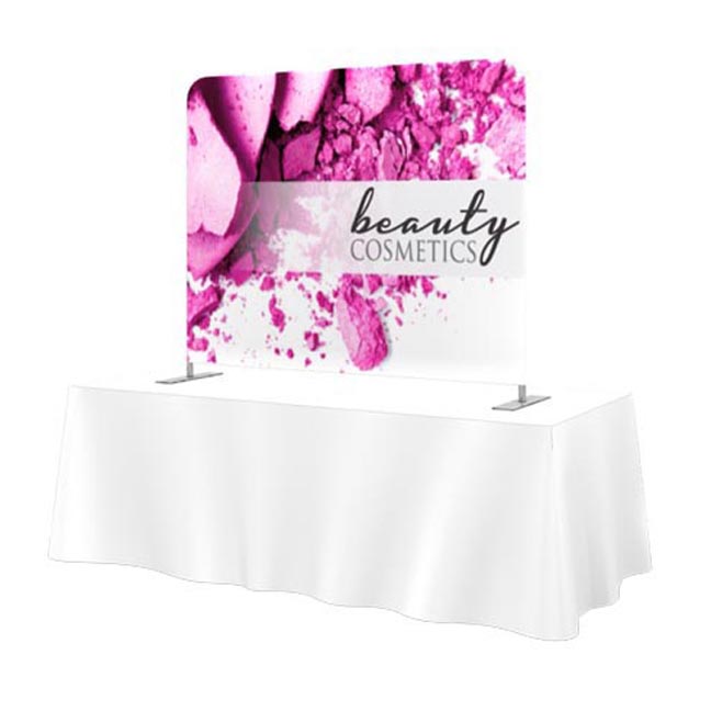 Tension Fabric Table Top Display