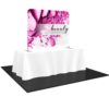 tension fabric table top display angle