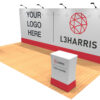 20ft tension fabric pop up display full