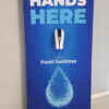 hand sanitizer kiosk picture