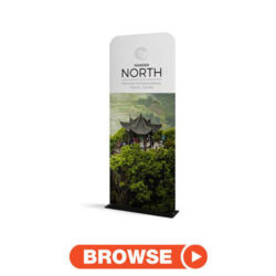 Tension Fabric Banner Stands